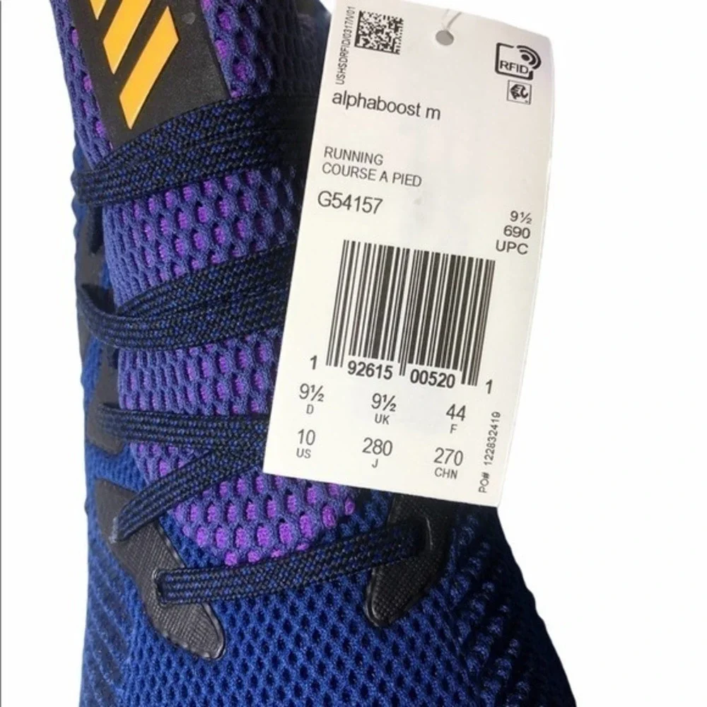 adidas Alphaboost Shoes Unity Ink  Size 10
